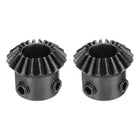 2pcs Bevel Gear 1 Module 1:1 Reduction Rate 20T 10mm Hole Dia Bevel Pinion Gear, 90 Degree Steering Gear for Hardware Mechanical Rotation