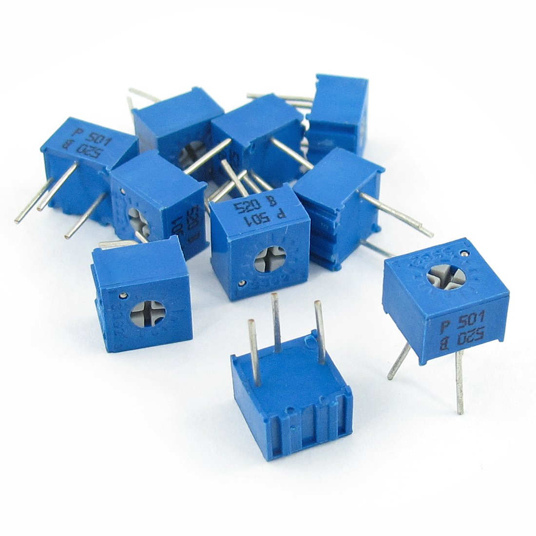 3362P-1-501 500 Ohm 500V Trimmer Variable Resistor Potentiometers 10 Pcs