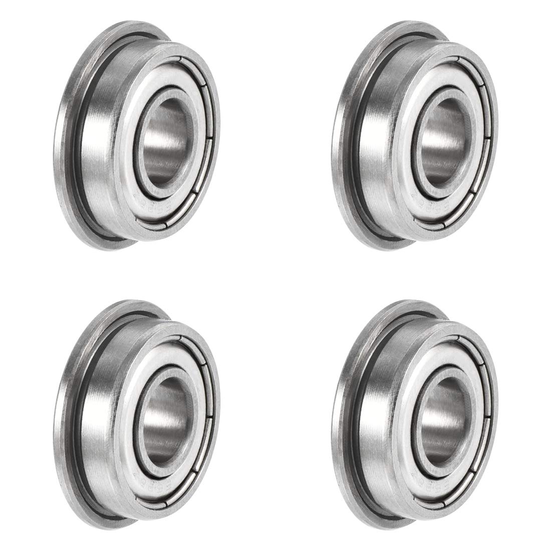 S698Z Flange Ball Bearing 8x19x6mm Double Shielded 440c Stainless Steel Bearings 4pcs