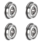 S698Z Flange Ball Bearing 8x19x6mm Double Shielded 440c Stainless Steel Bearings 4pcs