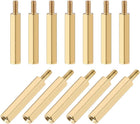 M2.5x25mm+6mm Male-Female Brass Hex PCB Motherboard Spacer Standoff for FPV Drone Quadcopter, Computer & Circuit Board 80pcs