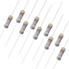100Pcs 4.7K Ohm Resistor, 1W 5% Tolerance Carbon Film Resistors, 4 Bands for DIY Electronic Projects and Experiments