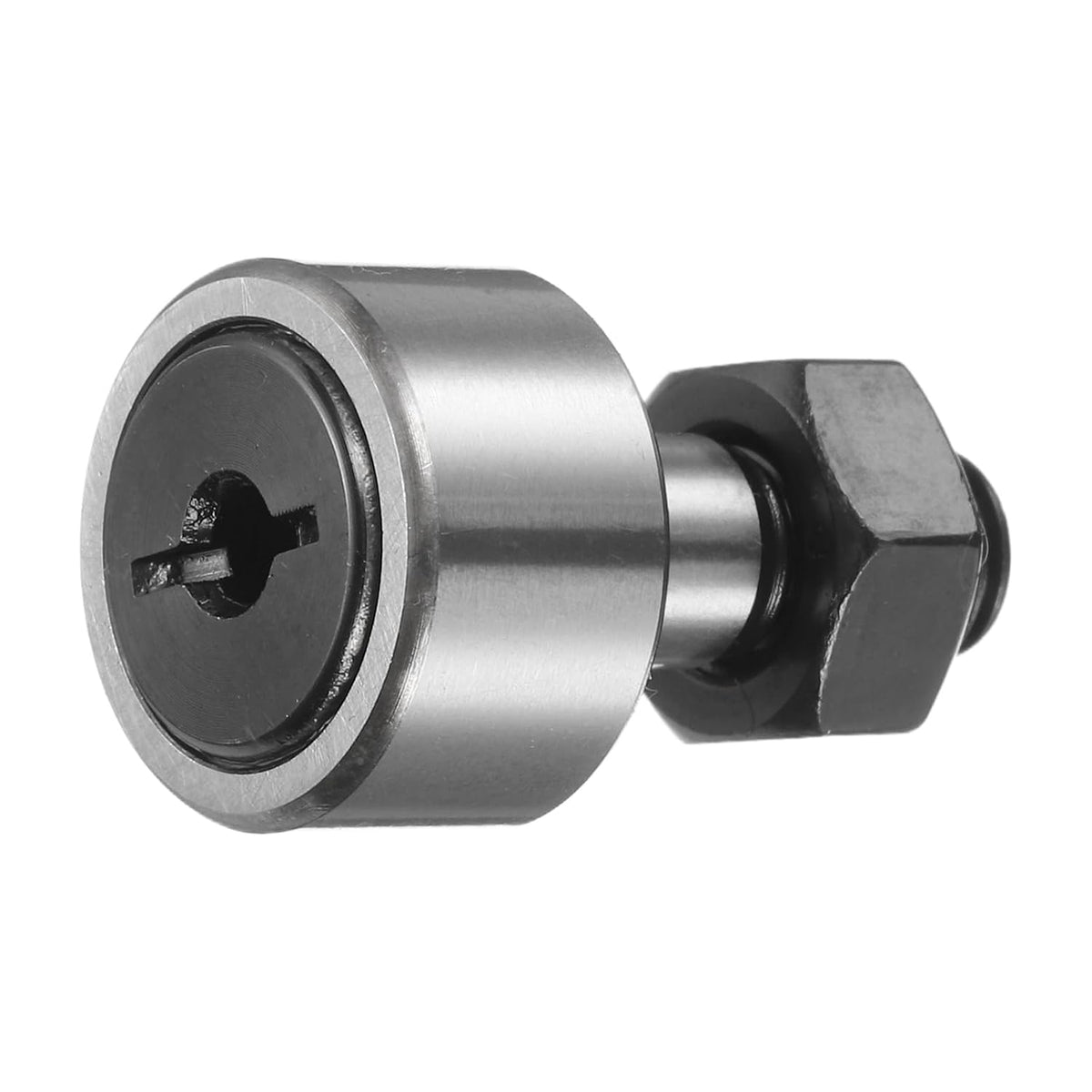 Cam Follower Track Runner Bearings C-CF8/KRV19 X Needle Roller Stud Track Bearing, 19mm Roller Diameter, M8 Stud Type for Machine Tool Guide Rail, (Slotted Head)