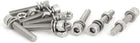 M6x35mm 304 Stainless Steel Hex Socket Head Cap Bolt Screw Nut w Washer 8 Sets