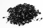 Cable E1008 18 AWG Pre Insulating Ferrules Connectors 470 Pcs Black