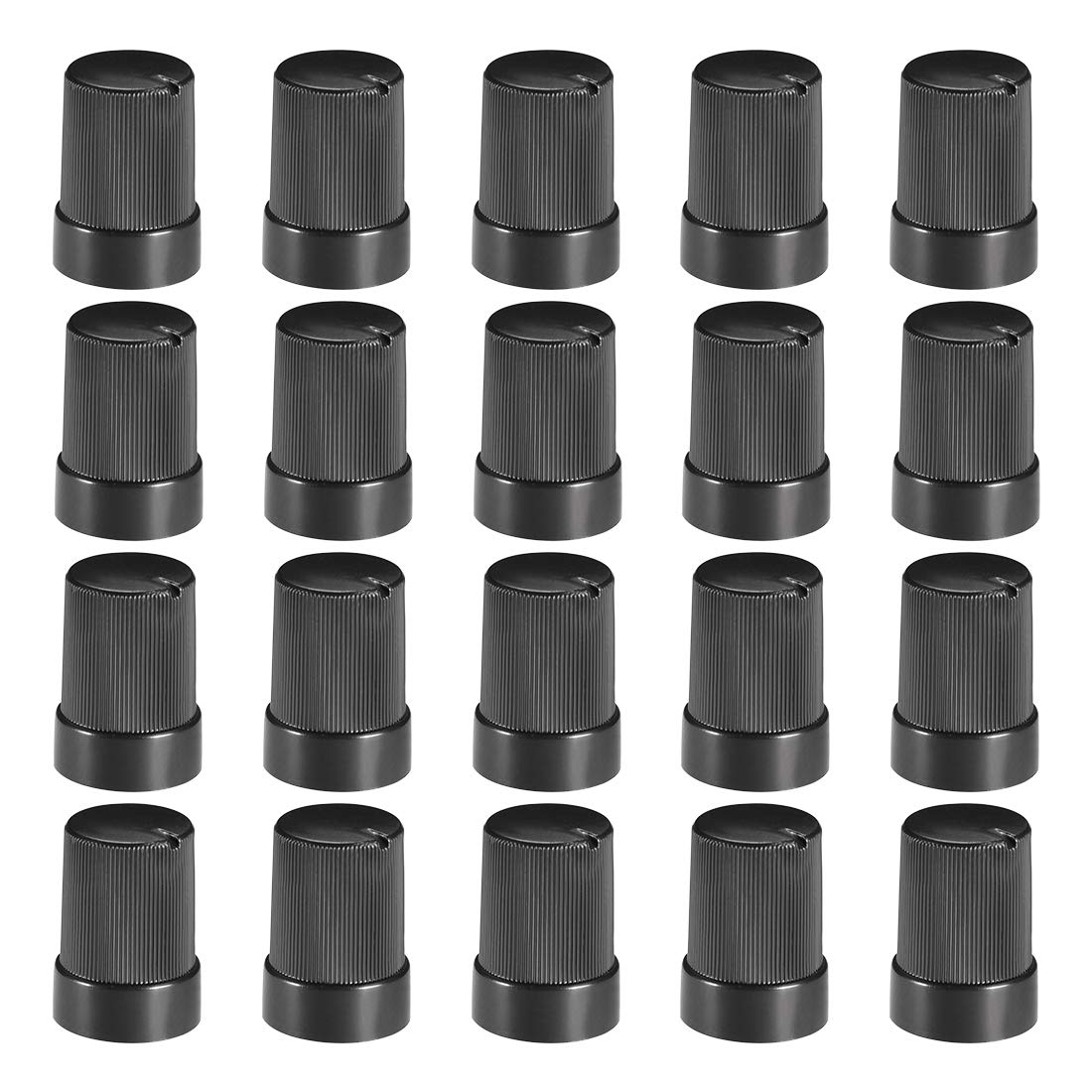 20Pcs 6mm Shaft Hole Knob for Speaker Effect Pedal Amplifier Potentiometer Knob 10x14mm