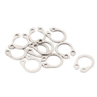 External Circlip Retaining Shaft Snap Clip Rings 9mm 10pcs