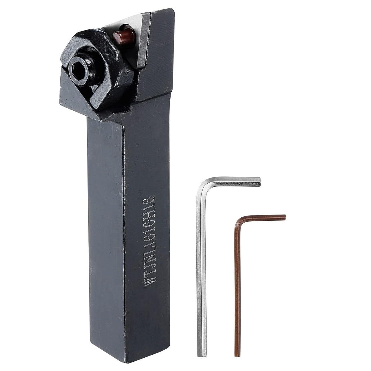 Indexable CNC Lathe Turning Tool Holder, 93° WTJNL1616H16 5/8" Shank 40CrMo-42CrMo Steel Carbide Turning Tool Holder for Turning Grooving Threading