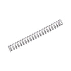 Compression Spring,304 Stainless Steel,2mm OD,0.3mm Wire Size,9mm Compressed Length,15mm Free Length,3.9N Load Capacity for Home Projects, Silver Tone, 10pcs