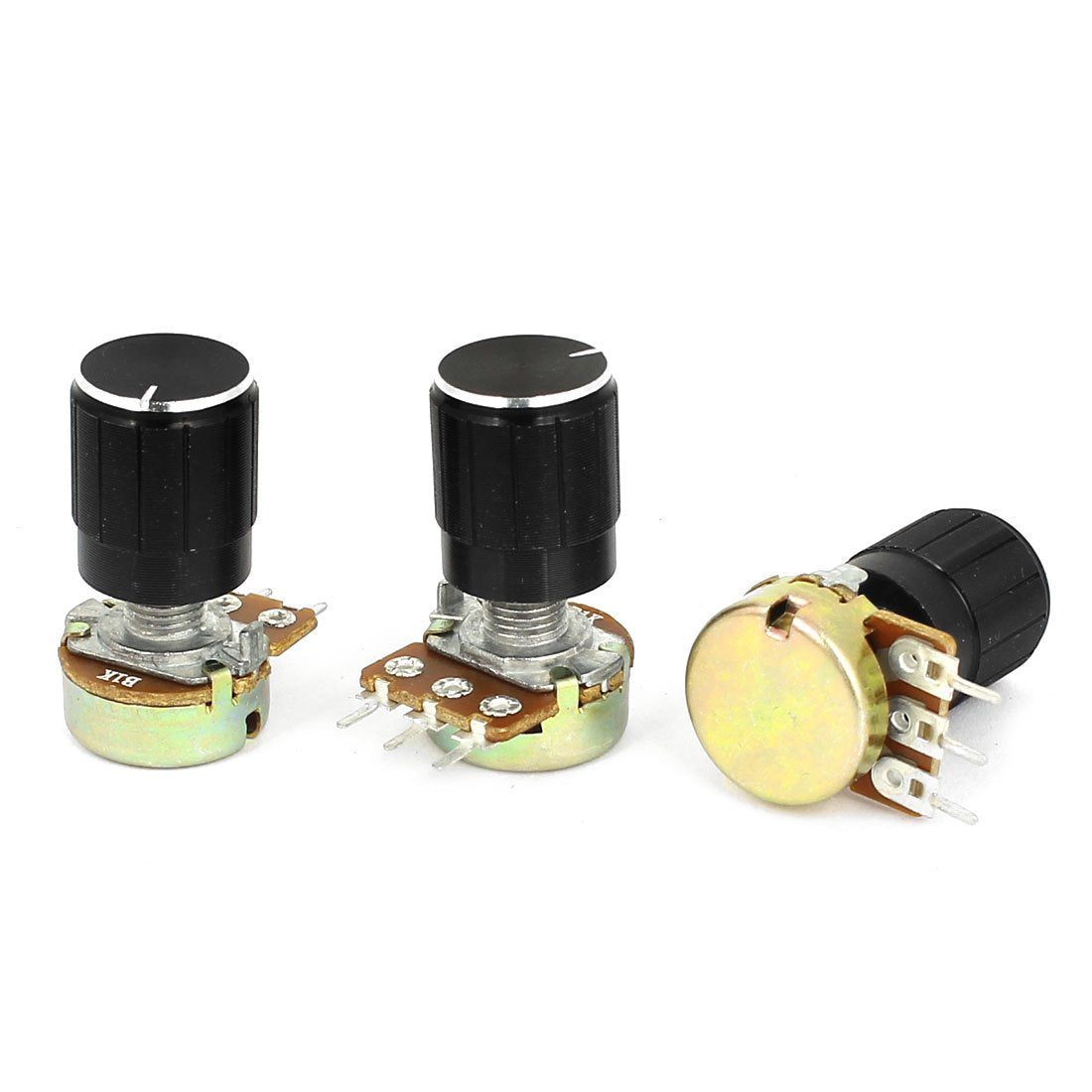 a15011600ux0218 3 Piece 1K Ohm Linear Taper Rotary Potentiometer, 1KB B1K Pot