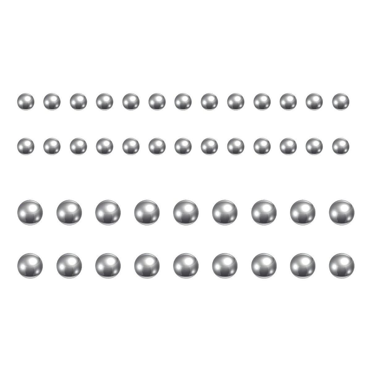 3000pcs 1mm, 1.5mm 304 Stainless Steel Bearing Balls G25 Precision