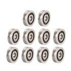 TV0310 Deep V Groove Guide Ball Bearings 3x10x3mm Single Sided Sealed (GCr15) Chrome Steel Bearings 10pcs