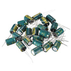 Aluminum Radial Electrolytic Capacitor Low ESR Green with 2.2UF 400V 105 Celsius Life 3000H 8 x 12 mm High Ripple Current,Low Impedance 25pcs