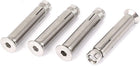 a16031800ux1359 M8x60mm Hex Socket Flat Head Split Sleeve Expansion Anchor Bolts 4pcs