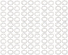 8mmx14mmx1mm Motorcycle Hardware Drain Plug Crush Aluminum Washer Seals 100pcs