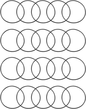 Nitrile Rubber O-Rings, 32mm OD 30mm ID 1mm Width, Metric Sealing Gasket, Pack of 20