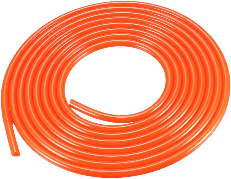 10ft 6mm PU Transmission Round Belt High-Performance Urethane Belting Orange for Drive Transmission Conveyor Bonding Machine Dryer