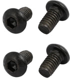 10.9 Grade M6x10mm Round Head Inner Hex Socket Left Hand Thread Bolt 4pcs