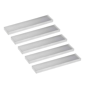 Refrigerador Eletrônico para Chip de GPU MOS, Prata, 100 x 20 x 6 mm, 5 unidades