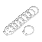 17mm External Circlips C-Clip Retaining Shaft Snap Rings 304 Stainless Steel 50pcs