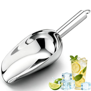 냉동고용 12oz 얼음 스쿠프, 얼음 기계용 금속 스쿠프, 바스켓, 애완동물 사료