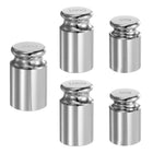 5pcs Calibration Weight Set 50g 100g 200g M1 Precision Chrome Plated Steel for Digital Balance Scales