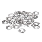 M6 ing Washer 5.1mm I.D. 15mm O.D. Internal Tooth Washers Push-On Locking Speed Clip 304 Stainless Steel 40pcs