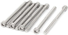 M6 x 70mm 75mm Length Stainless Steel Hex Socket Head Cap Screw Bolt 8pcs