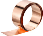 Copper Sheet Roll 3500mm x 50mm x 0.3mm, 99.9% Pure Copper Strip Copper Flashing Metal Foil Plate for Electricity DIY Projects (Multiple Sizes)