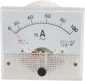 Analog AC 0-100MA Scale Range Milliampere Ammeter Panel Meter