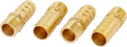1/4BSP Male Thread 12mm Inner Dia Brass Hose Barb Coupler 4pcs