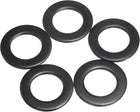 5 Pcs M22 Stainless Steel Flat Washers, 23mm ID x 39mm OD x 3mm Thick Black Zinc Plated Metal Washers for Screws and Bolts