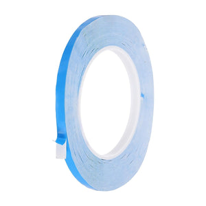 Thermal Adhesive Tape, 25m x 7mm x 0.25mm Double Sided Thermal Tapes Conductive Tape Electrically Insulated for Coolers LED Strips Heat Sink Computer CPU GPU, Blue