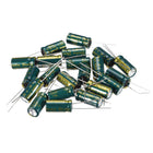 20pcs Aluminum Radial Electrolytic Capacitor Low ESR Green with 1500uF 10V 105 Celsius Life 3000H 8 x 16 mm High Ripple Current,Low Impedance