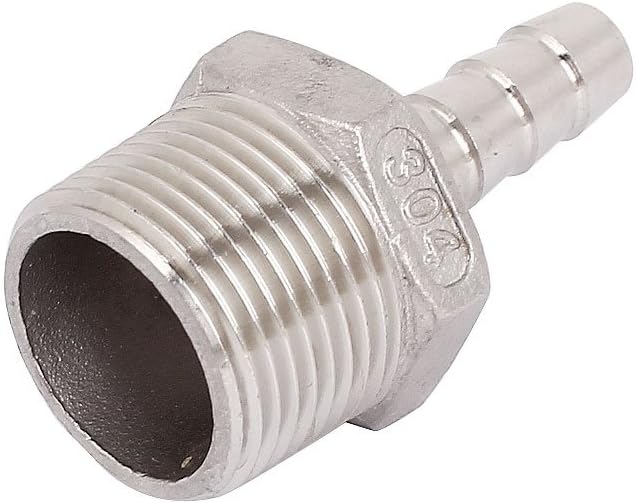 3/4BSP Male Thread to 10mm Hose Barb Straight Fitting Adapter Coupler