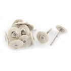 1 Inch Bristle Jewelry Buffing Polishing Wheels Brushes White 12pcs