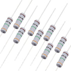 100Pcs 1M Ohm Resistor, 1W 5% Tolerance Carbon Film Resistors, 4 Bands for DIY Electronic Projects and Experiments