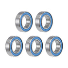 MR148-2RS Deep Groove Ball Bearings 8mm Inner Dia 14mm OD 4mm Bore Double Sealed Chrome Steel Blue Seal Z2 5pcs