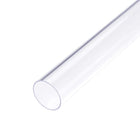 Clear Rigid PVC Pipe 1 1/32"(26mm) ID x 1 3/32"(28mm) x 1.6ft Round Tube Tubing