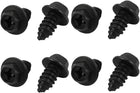M8x20mm Iron Zinc Plated Self-Tapping Hex Flange Phillips Drive Blot Screw 8pcs