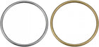 O Ring Buckle, 50mm ID Zinc Alloy Fasteners Black, Bronze Tone for Bag DIY 10 Pcs