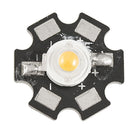 s14090300am0060 1W 590-592Nm Warm White Light LED Lamp Bead Emitter 90-100lm W Star Base, 0.75" Width, 0.75" Length
