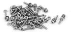 M1.6 x 10mm 304 Stainless Steel Phillips Pan Head Screws Nuts w Washers 30 Sets