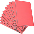 Blank Metal Business Card 66x45x1mm Anodized Aluminum Plate for DIY Laser Printing Red 15 Pcs