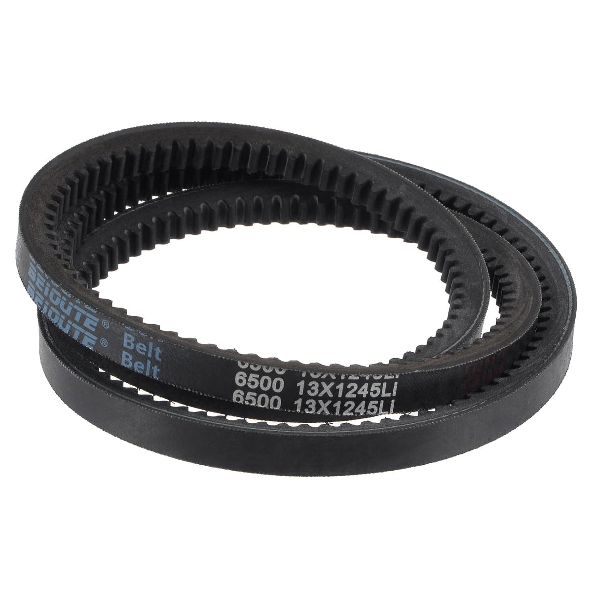 13X1245 Cogged V-Belt, 1245mm Inner Girth 13mm Width 8mm Height Raw Edge Belt