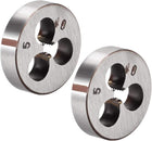 #5-40 UNC Round Die, Machine Thread Right Hand Threading Die, Alloy Tool Steel Screw Thread Cutting Die, 2pcs