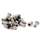 M4 Stainless Steel Serrated Flat Head Blind Rivet Nuts Nutserts 20 Pcs