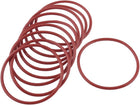 10x Rubber Oil Seal O Rings Gaskets Washers, Red, 50mm x 2.5mm x 45mm
