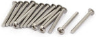 M3 x 30mm 316 Stainless Steel Truss Phillips Head Machine Screws 15pcs