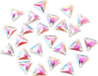 Sew on Rhinestones, 48pcs Flatback Shiny Crystals Rhinestones Stones, Sew on Crystals with Holes for Jewelry Crafts Clothes Shoes, Silver